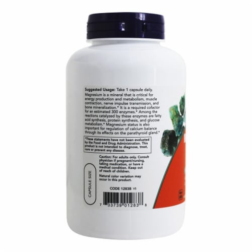 MAGNESIUM 400mg 180 VCAPS Perspective: top
