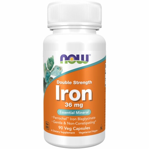 Now Health Iron 36mg Ferrochel Perspective: top