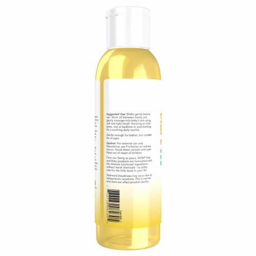 NOW® Baby Fragramce=Free Soothing Baby Oil Perspective: top