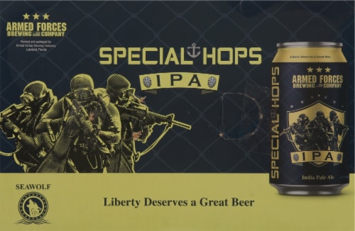 Armed Forces Brewing Company Special Hop IPA Perspective: top