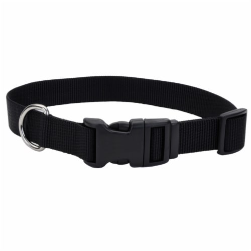 Alliance Black Medium Dog Collar Perspective: top