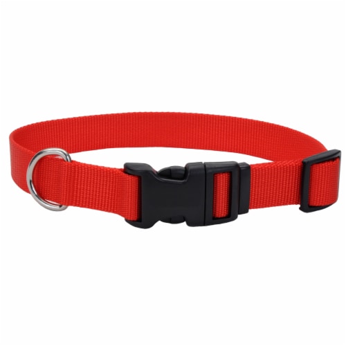 Alliance Red Large Dog Collar Perspective: top