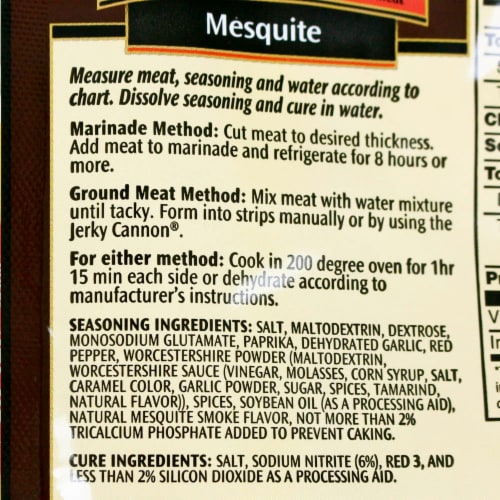 LEM 9007239 3.65 oz Backwoods Mesquite Jerky Seasoning - Case of 6 Perspective: top