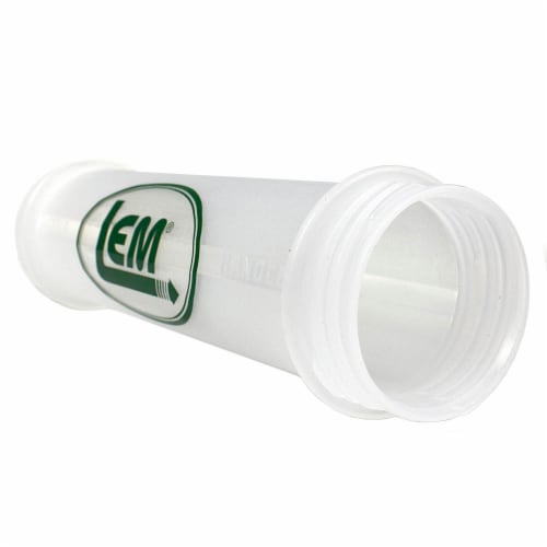LEM 2 Piece 9 1/8 Extra Barrels for Jerky Cannon Holds 3/4 lbs of Meat 555A Perspective: top