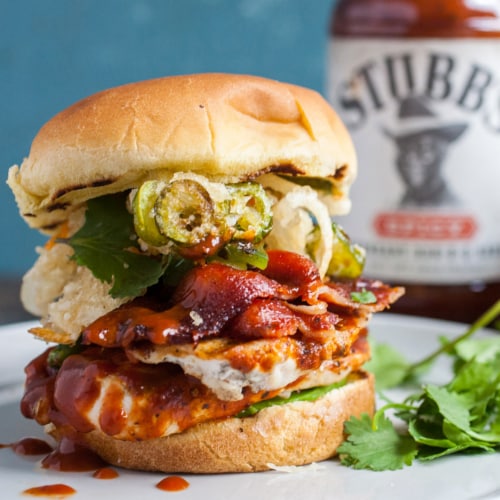 Stubb's® Spicy Bar-B-Q Sauce Perspective: top