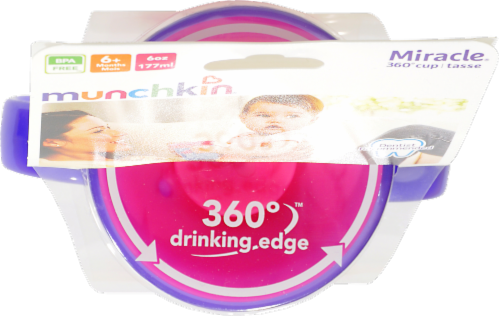 Munchkin Miracle 360 Deco Trainer Cup 6oz Perspective: top