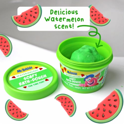 Mr. Bubble® Kids Watermelon Bath Dough Perspective: top