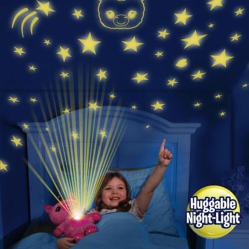 Star Belly Dream Lites Unicorn Huggable Night-Light - Pink/Purple Perspective: top