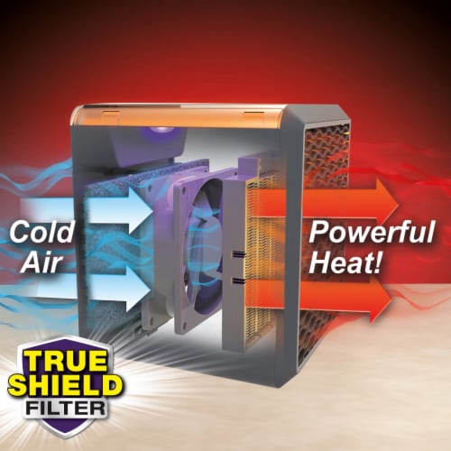 Ontel Products Handy Heater® Pure Warmth Personal Space Heater Perspective: top