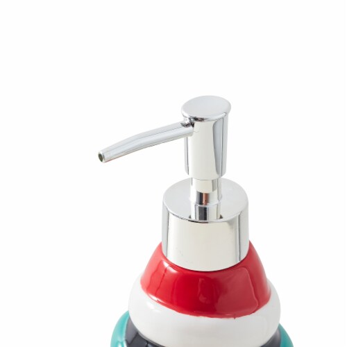 VCNY Holiday Penguin Ceramic Lotion Pump Perspective: top