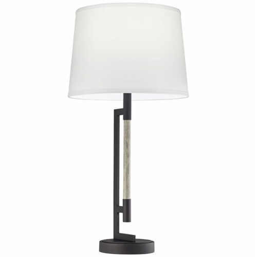 Pacific Coast Lighting Alden 30  Long Handle Metal Table Lamp in Black Perspective: top