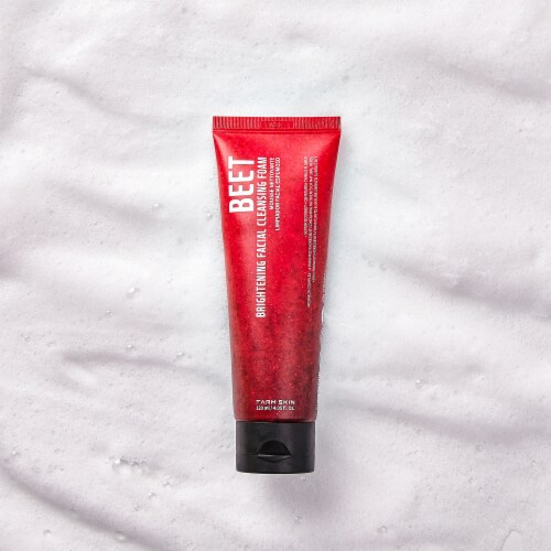 FARMSKIN 2 Sets Brightening Beet Facial Cleansing Foam 4.05 fl. Oz. (Superfood) Perspective: top