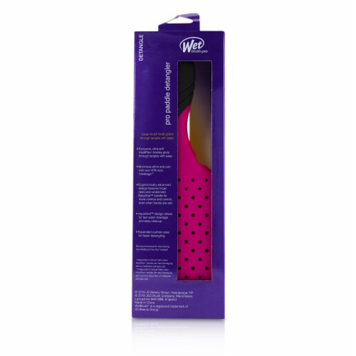 Wet Brush Pro Paddle Detangler  # Pink 1pc Perspective: top