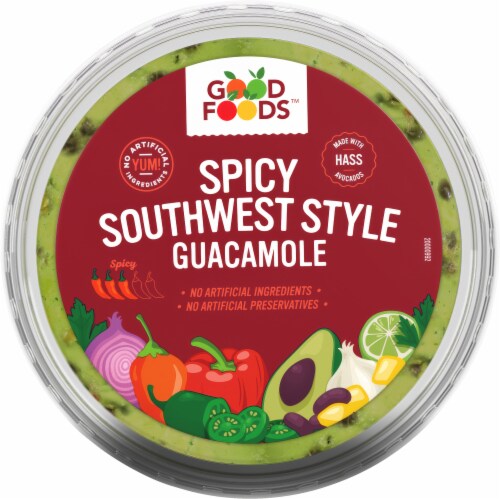 Good Food Spicy Southwest Gucamole Perspective: top
