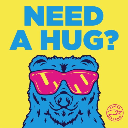Goose Island Neon Beer Hug IPA Perspective: top