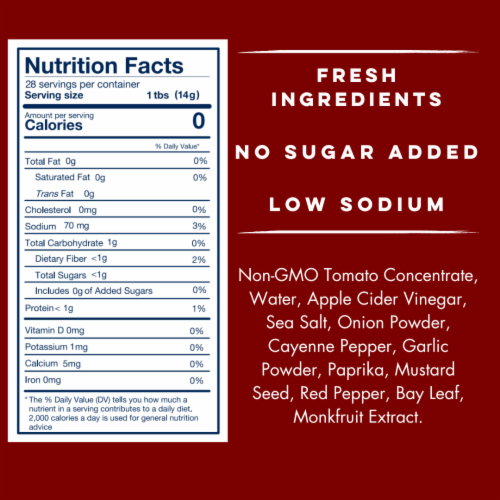 Yo Mama's Foods Keto Spicy Ketchup – Pack of (2) - No Sugar Added, Low Carb, Vegan Perspective: top