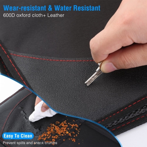 Black Car Seat Protector Mat 2 Packs Thick Padding Non Slip Child Baby Seat Cover 1 unit QFC
