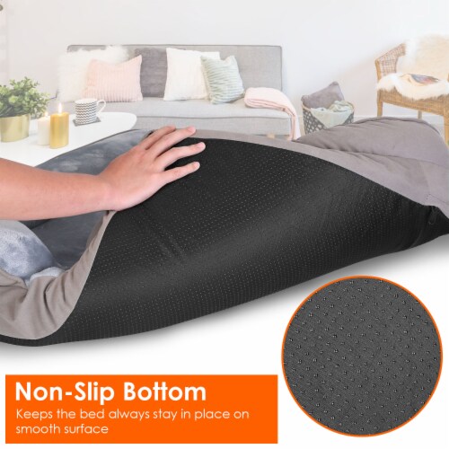 Pet Dog Bed Soft Warm Plush Puppy Cat Bed Cozy Nest Sofa Non Slip Bed Cushion Mat Removable M Gerbes Super Markets