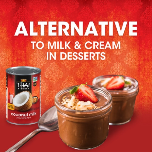 Thai Kitchen Unsweetened Coconut Milk Perspective: top