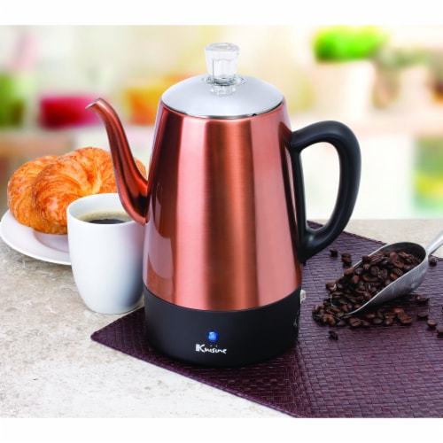 Euro Cuisine® Electric Coffee Percolator Perspective: top