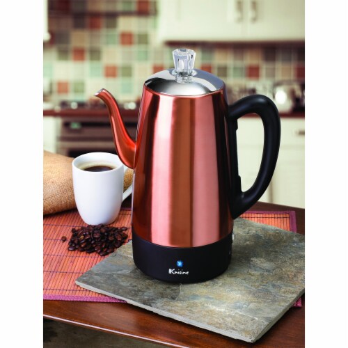 Euro Cuisine PER12 Electric 12 cups Coffee Percolator Perspective: top