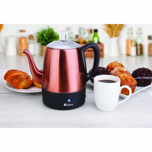 Euro Cuisine PER04 Electric 4 cups Coffee Percolator Perspective: top