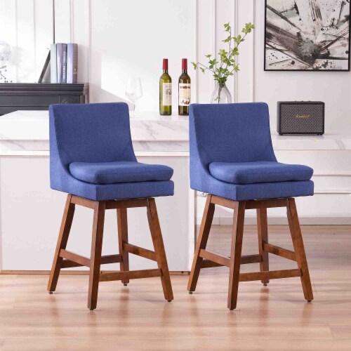 26 Swivel Bar Stools 2 Pack Classic and with Rivet Trim Decoration
