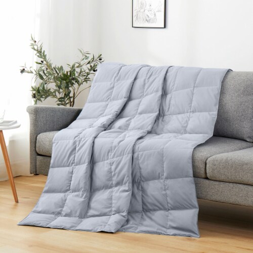 Cozy Peach Skin Down Feather Throw Blanket 50X70 Rds Certified All Season 50 x 70 Mariano s