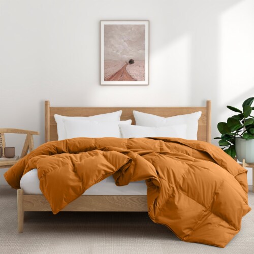 Puredown Organic Cotton Goose Down Feather Comforter King Size All Season Laurel Green King Mariano s