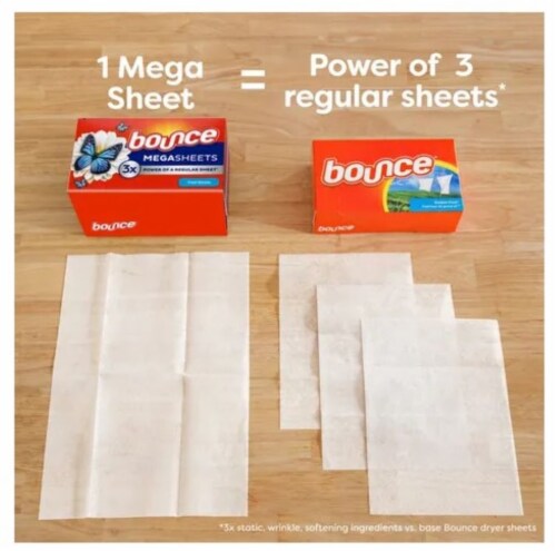 Bounce Mega Sheets Fresh Breeze (Pack of 4) Perspective: top