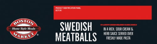 Boston Market® Swedish Meatball & Pasta Frozen Meal Perspective: top