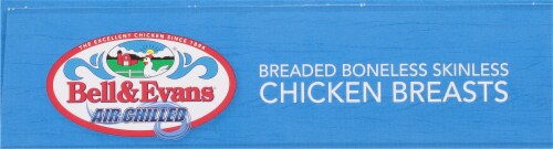 Bell & Evans Frozen Fully Cooked Boneless Skinless Breaded Chicken Breast Perspective: top