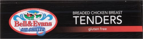 Bell & Evans Frozen Fully Cooked Breaded Chicken Breast Tenders Perspective: top