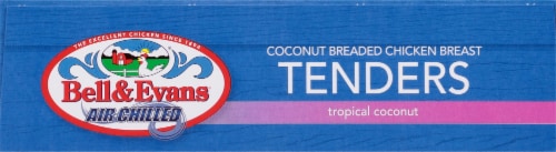 Bell & Evans® Coconut Breaded Chicken Breast Tenders Perspective: top