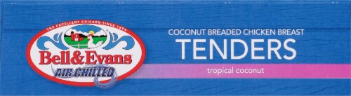Bell & Evans® Coconut Breaded Chicken Breast Tenders Perspective: top
