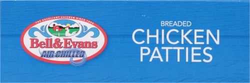 Bell & Evans® Breaded Chicken Patties Perspective: top
