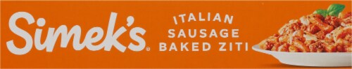 Simek's® Italian Sausage Baked Ziti Perspective: top