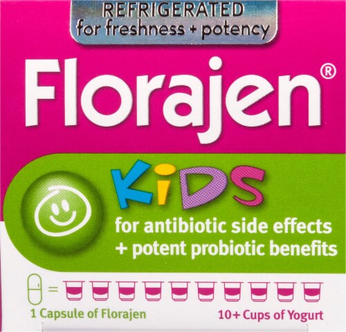 Florajen® 4kids Vegetarian Capsules Perspective: top