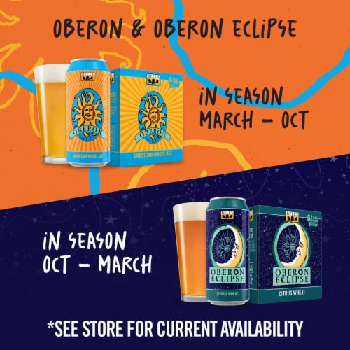 Bell's Oberon Wheat Ale Craft Beer Perspective: top