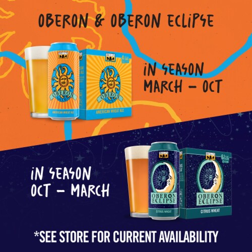Bell's Oberon Wheat Ale Craft Beer Perspective: top