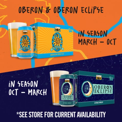 Bell's Oberon Wheat Ale Craft Beer Perspective: top
