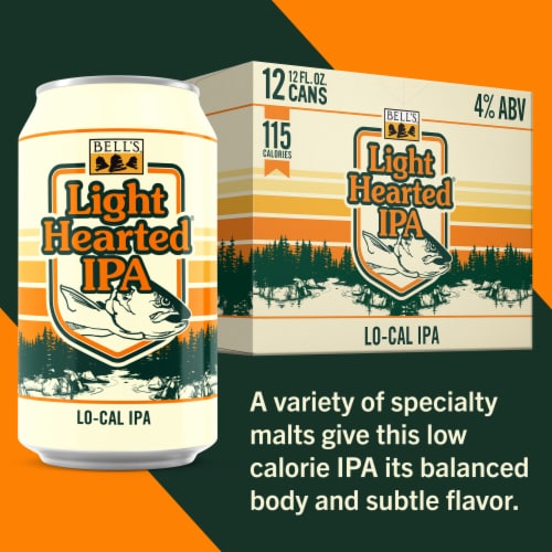 Bell's Light Hearted IPA Craft Beer Perspective: top
