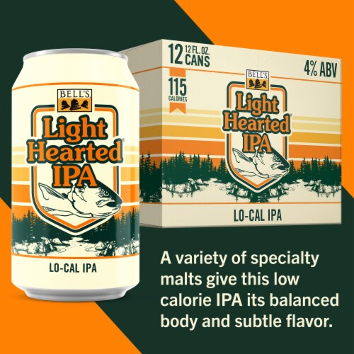 Bell's Light Hearted IPA Craft Beer Perspective: top