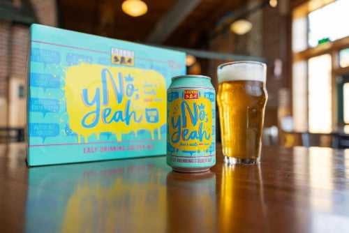 Bell's No, Yeah Easy Drinking Golden Ale Craft Beer Perspective: top