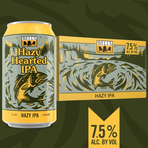 Bell's® Hazy Hearted™ IPA Craft Beer Perspective: top