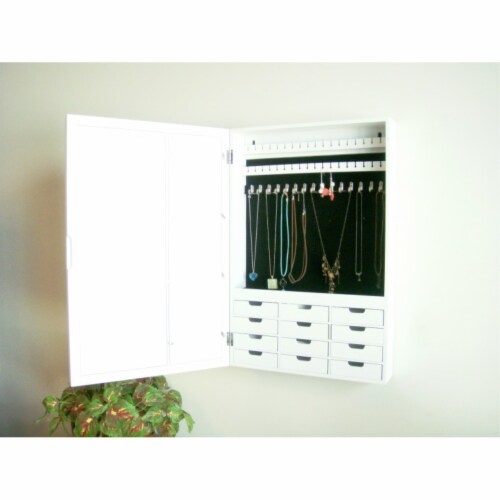 Jewelry armoire Perspective: top