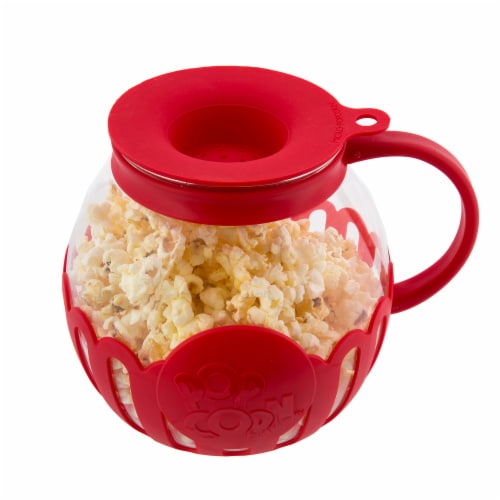 Ecolution Micro-Pop Microwave Popcorn Popper - Red Perspective: top