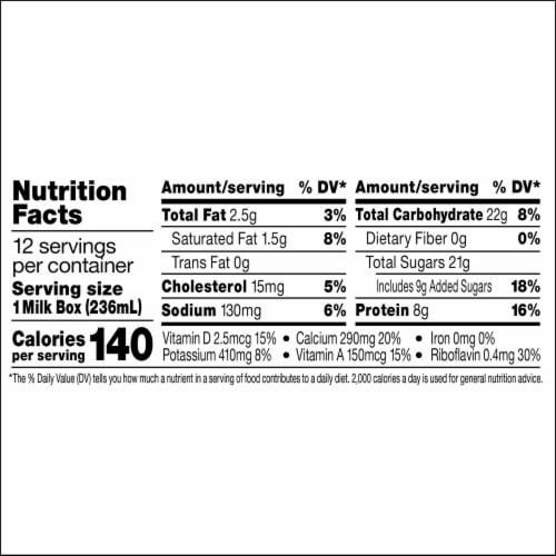 Horizon Organic 1% Lowfat Vanilla Milk Perspective: top