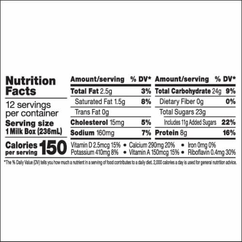Horizon Organic 1% Lowfat Strawberry Milk Perspective: top