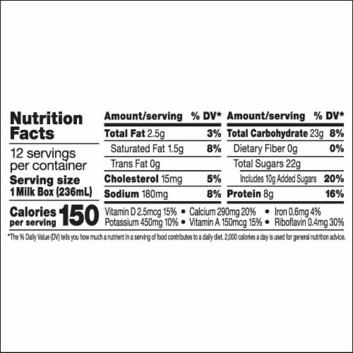Horizon Organic DHA Omega-3 Lowfat Chocolate Milk Perspective: top